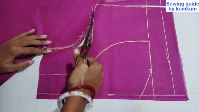 Katori blouse cutting ।। 34 size katori blouse cutting easy and perfect method।।