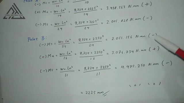 MANUAL : Perencanaan Pelat Beton 1 Arah [Beton Bertulang]