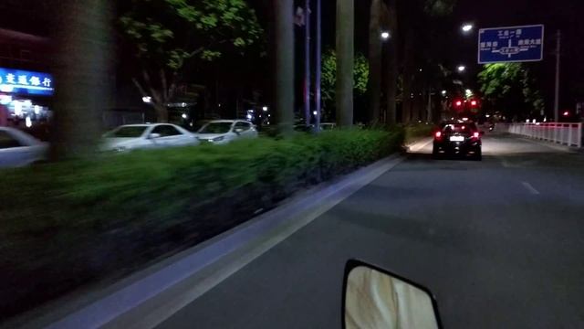 2015.06.08 - shenzhen, china - scooter ride from the shopping strip to the hilton (4k)