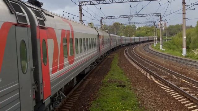 ЭП2К-385 с поездом 131 Москва-Орск |Булатниково.