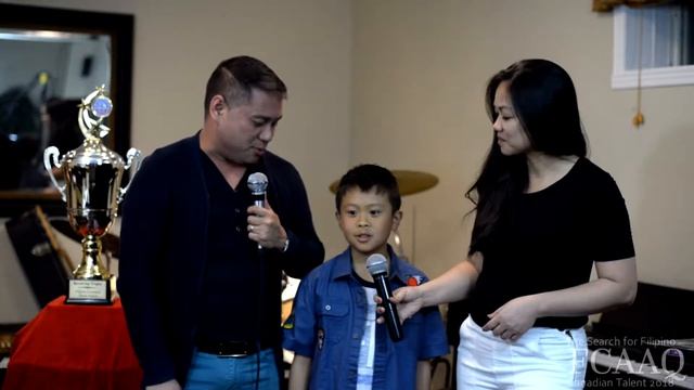 Andrew Aguilar  Season 2 - 3rd Runner-up Winner The Search for Filipino-Canadian Talent