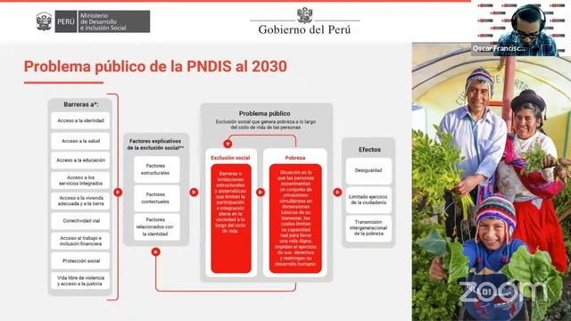 Conferencias PNDIS: Problema público en la Política Nacional de Desarrollo e Inclusión Social.