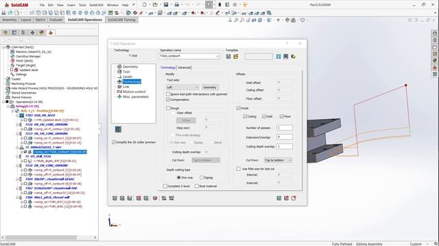 Курс навчання. Програмування 2.5D фрезерного оброблення в SolidCAM