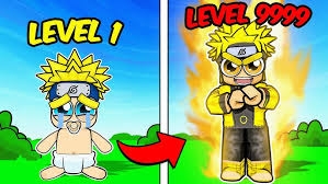 Наруто 1 level Наруто 9999  level