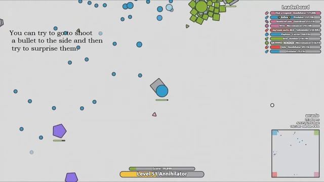Annihilator tutorial with text arras.io my best video EVER good advice for you!