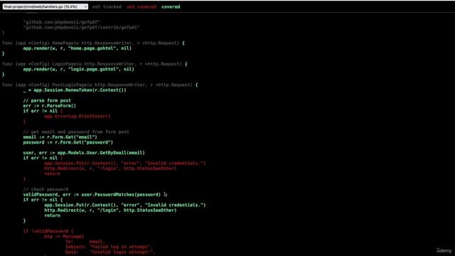 008 Testing the Login Handler