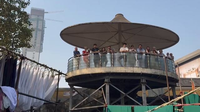 Вид на смотровую площадку из прачечной