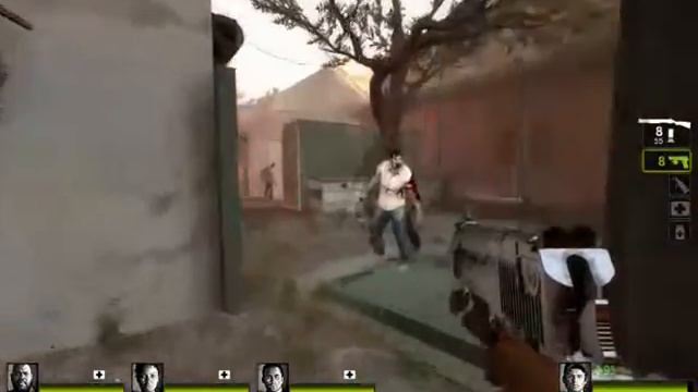 Left 4 Dead 2 demo - GAMEPLAY With MACHETE