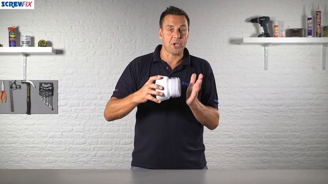 McAlpine Macfit MAC-1 WC Straight Pan Connector | Screwfix
