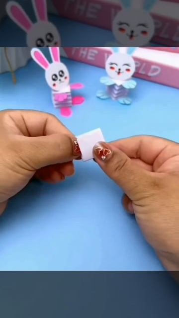 Пасхальные поделки | бумаги кролик | поделки из бумаги для детей  #поделки #papercraft #crafts