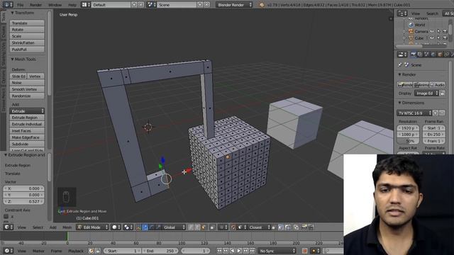 #Blender-19 Snap Object/Vertex/Edge/Face/Grids | Blender Class HINDI Beginners