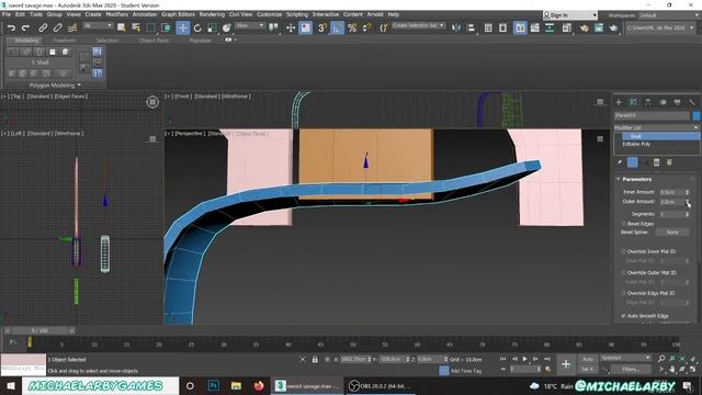 Game Asset Tutorial Machete (Part 1 -  Modelling) (3DS Max, Substance Painter)