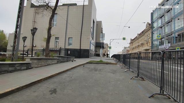 Владивосток туманное утро 9 мая 2024.