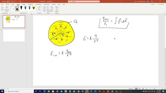 Electric Field of a Uniformly Charged Sphere