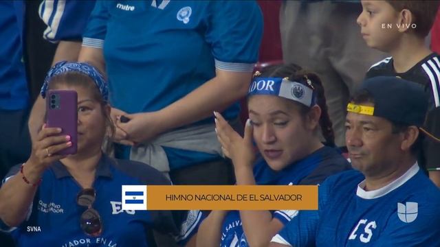 Himno de El Salvador vs Qatar - Copa Oro 2021
