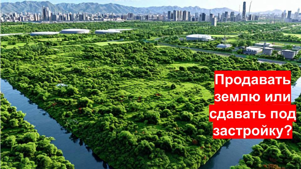 Продавать или сдавать? Строить или нет? Сценарий использования земли и экономика девелопмента