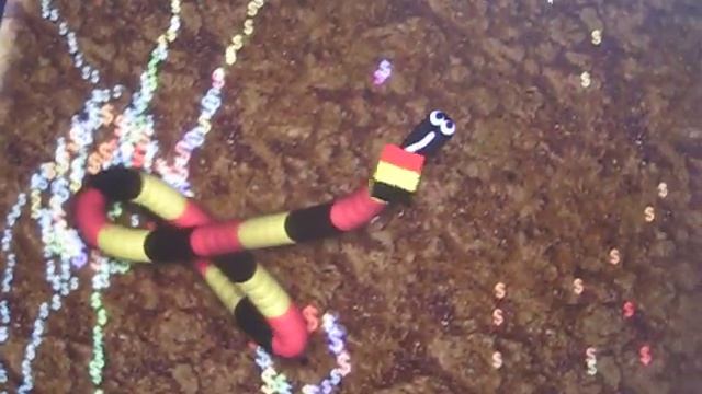 Slither io Шок он есть Баксы и ест землю .