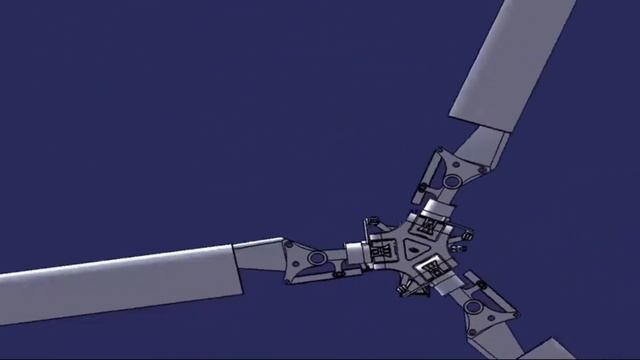 Автомат перекоса вертолёта, 3D моделирование поведения лопастей НВ
