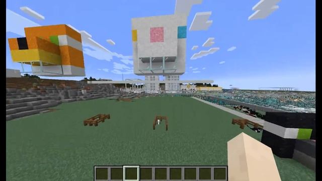 СТРОЮ  КАРТИНЫ ИЗ СУХОГО БЕТОНА В Minecraft#4