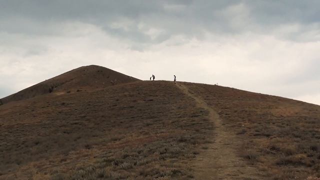 Крым, Тихая Бухта, по горам с собакой