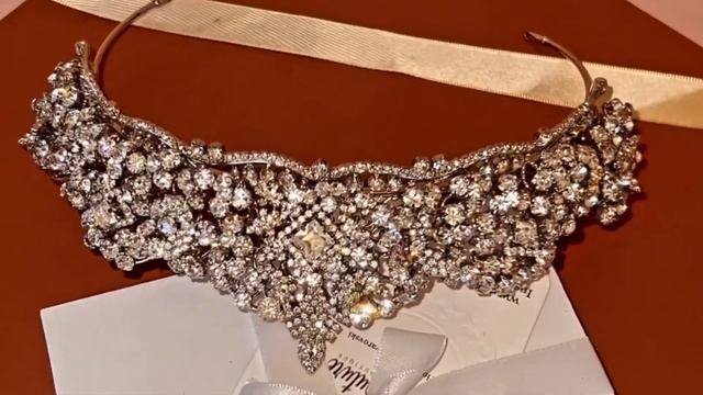 LONDON Swarovski 3-D Tiara | Ellee Couture Boutique