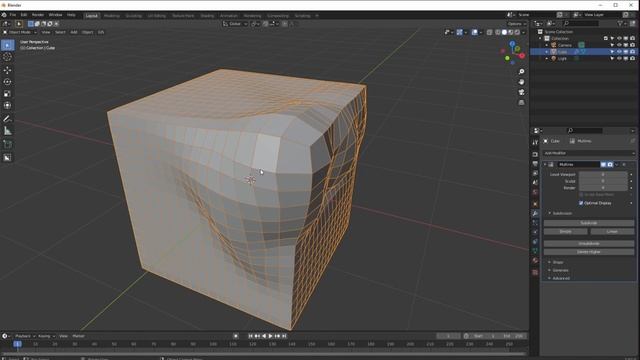 ONE BY ONE - Everything about the Multiresolution Modifier in Blender.