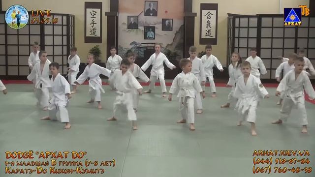 Каратэ-До Кихон-Кумитэ. 1-я младшая Б (03.05.2018)
