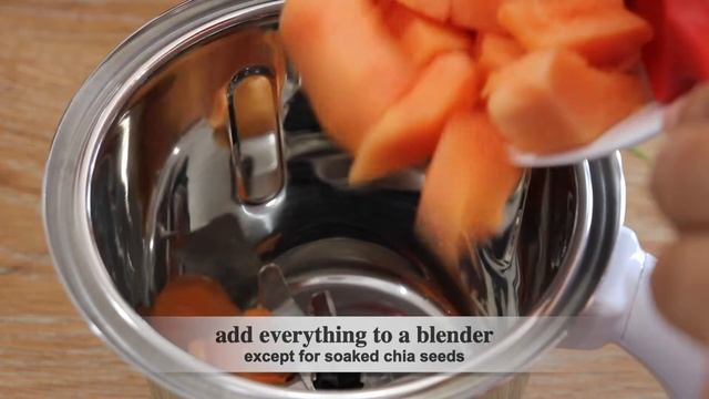 Papaya & Chia Smoothie for Weight Loss | Chia Drink