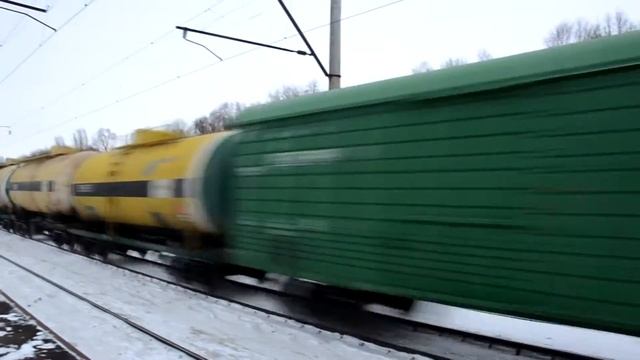 ВЛ80т-1808 с чётным грузовым поездом
