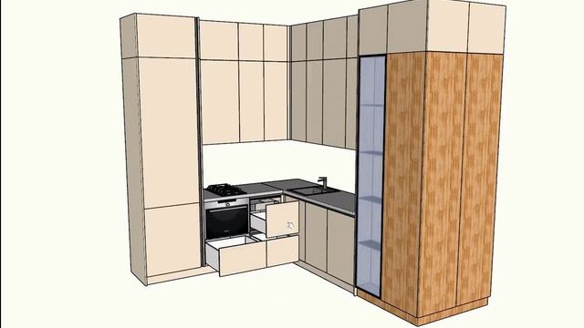 Проектирование мебели при помощи библиотеки uDrawing в программе SketchUp