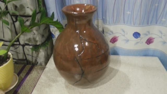 Как сделать кувшин, вазу из папье- маше.How to make a jug, a vase of papier-mache.