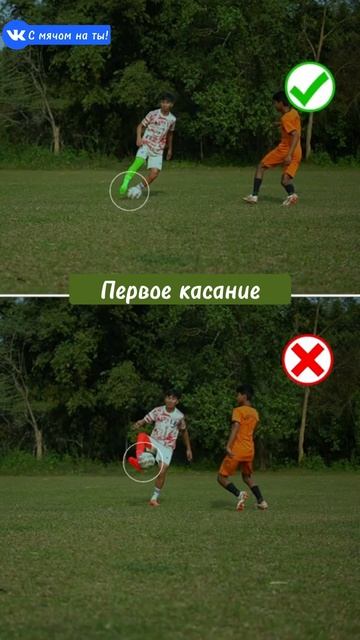 Первое касание / The first touch