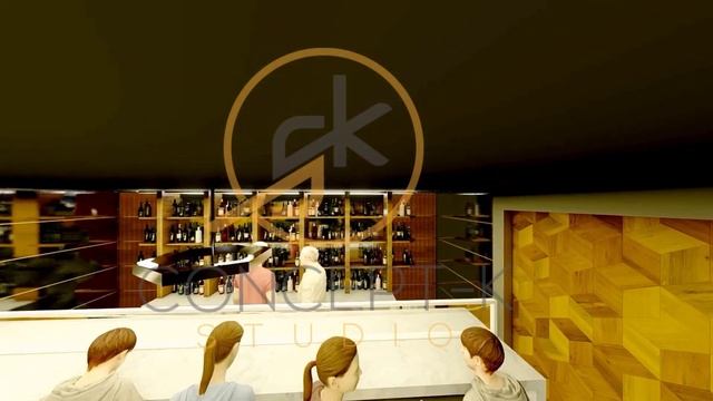 Bar Walkthrough Animation Video Rendered in Lumion11