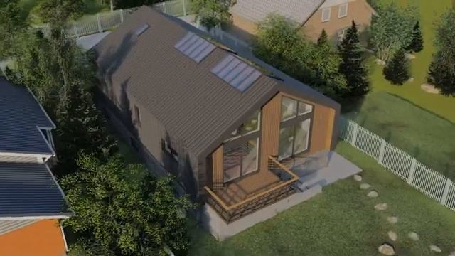 Дом от компании Lopatin project в стиле Барн хаус
