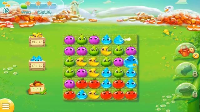Farm Heroes Super Saga Level 17 No Boosters