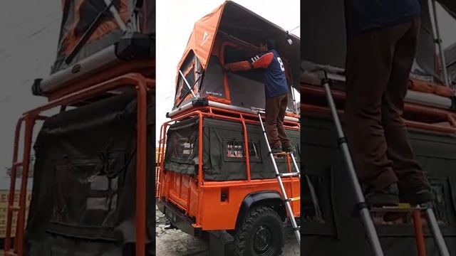 Roof Tent Defender & Roll Barr