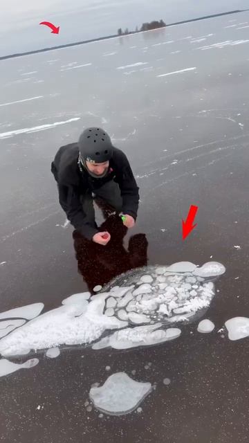 зачем задувать воздух под лед 🏒