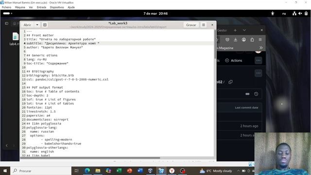 Выполнение отчёт по лабораторной работе №3