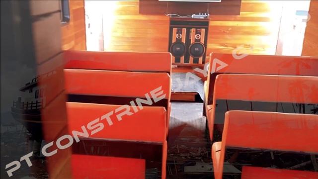 Kapal Kayu LOA : 17.65 Meter, Kapasitas 24 Penumpang (PT Constrine Jaya Group)