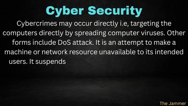 Essay On Cyber Security With Easy Language In English | The Jammer