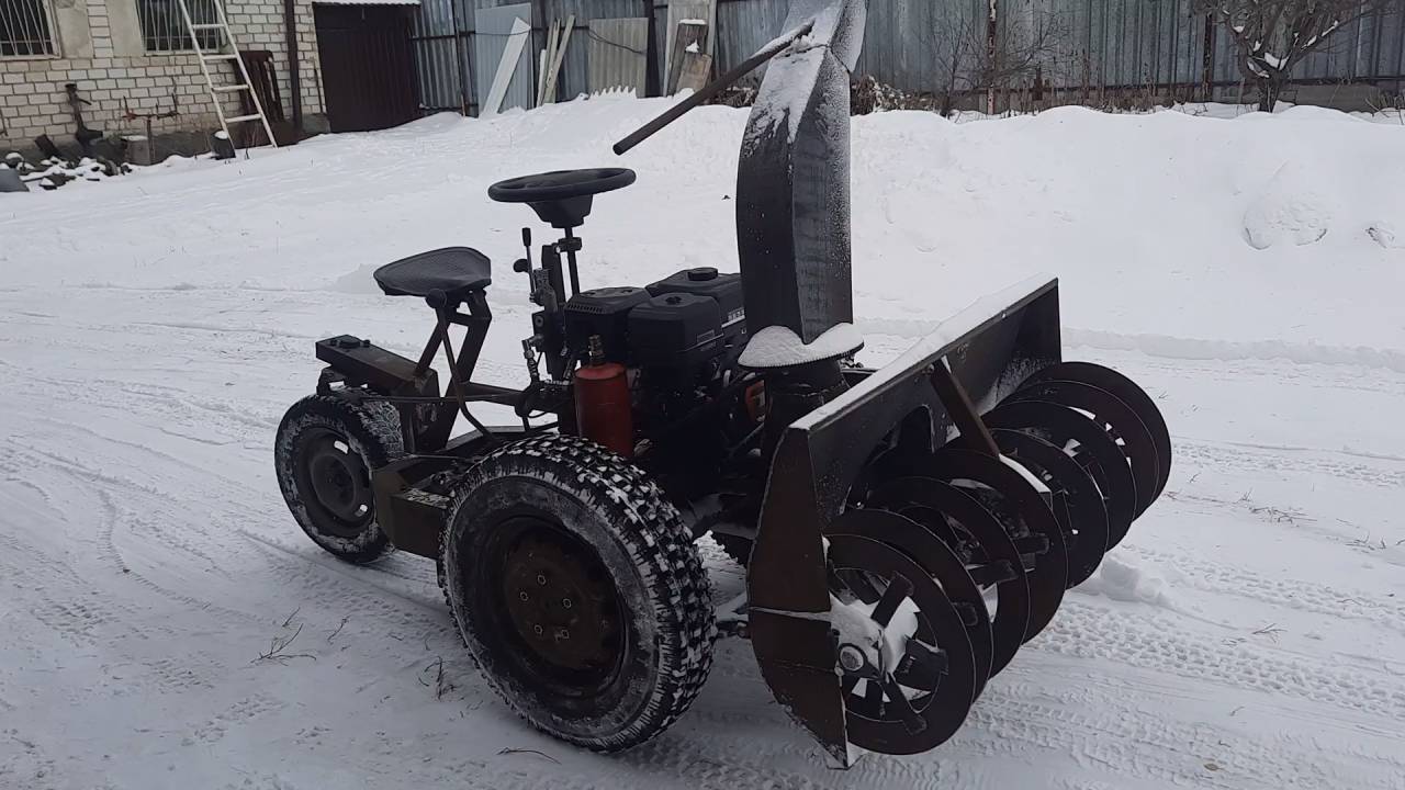 ТРЁХКОЛЁСНЫЙ трактор. Часть 7. ИСПЫТАНИЯ.