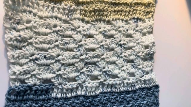Crochet CAKE POP COLOR SCARF