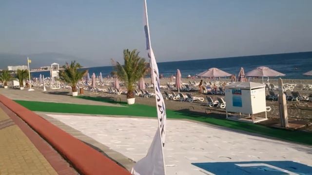 Сочи Sochi набережная напротив стадиона Фишт 2015 2