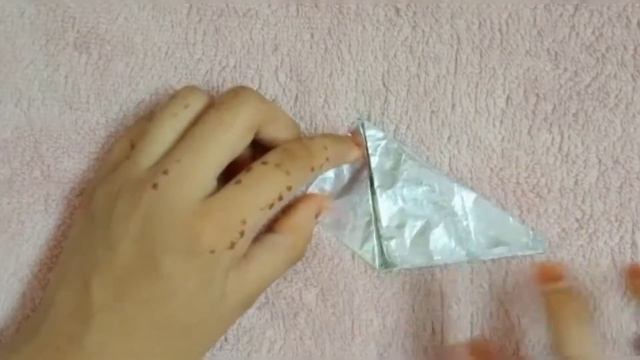 A cute mini bag with KitKat wrapper