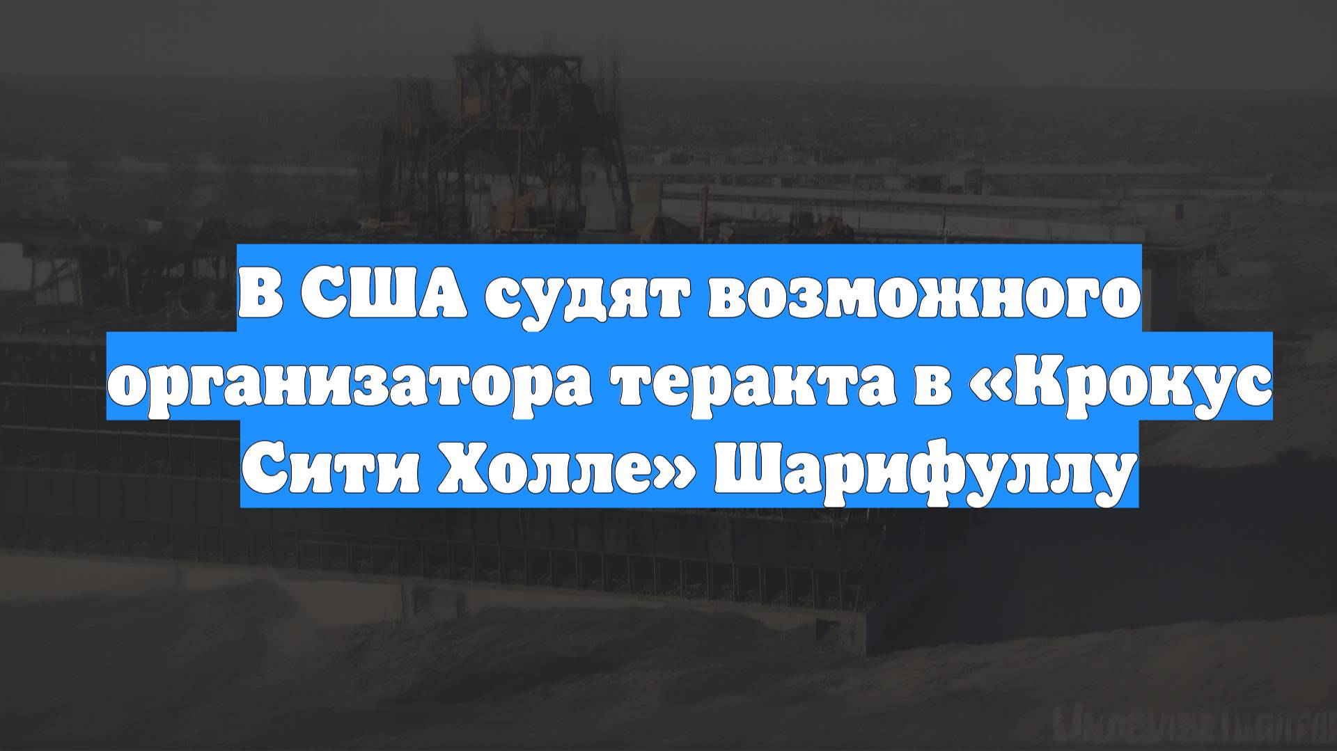 В США судят возможного организатора теракта в «Крокус Сити Холле» Шарифуллу