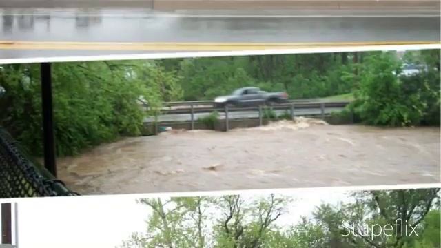 Skull Creek Flood - Bridge over bike path Fayettevile, Ar