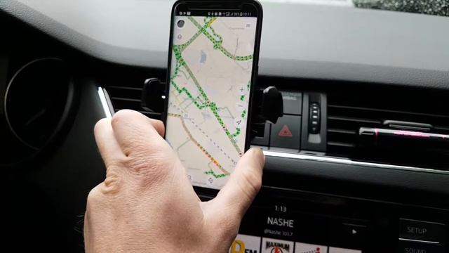 Onetto One Touch Mini Air Vent Mount на Skoda Octavia A7