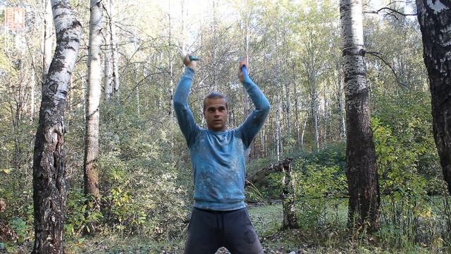 Спираль №2 (горизонтальная).Обучение нунчаку. NUNCHAKU FREESTYLE. Tutorial.