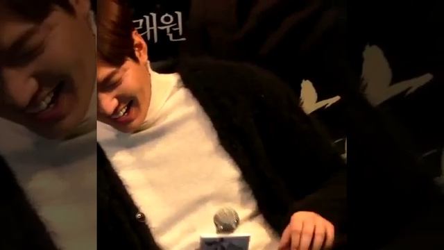 21/01/2015 Lee MinHo 이민호 at Live Talk of Gangnam 1970