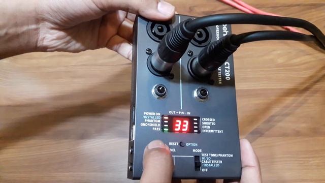 How to test live sound/studio cables. review behringer ct200 cable taster (Hindi)